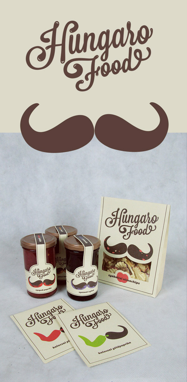 Hungaro-Food-Packaging-design-using-moustache-creatively